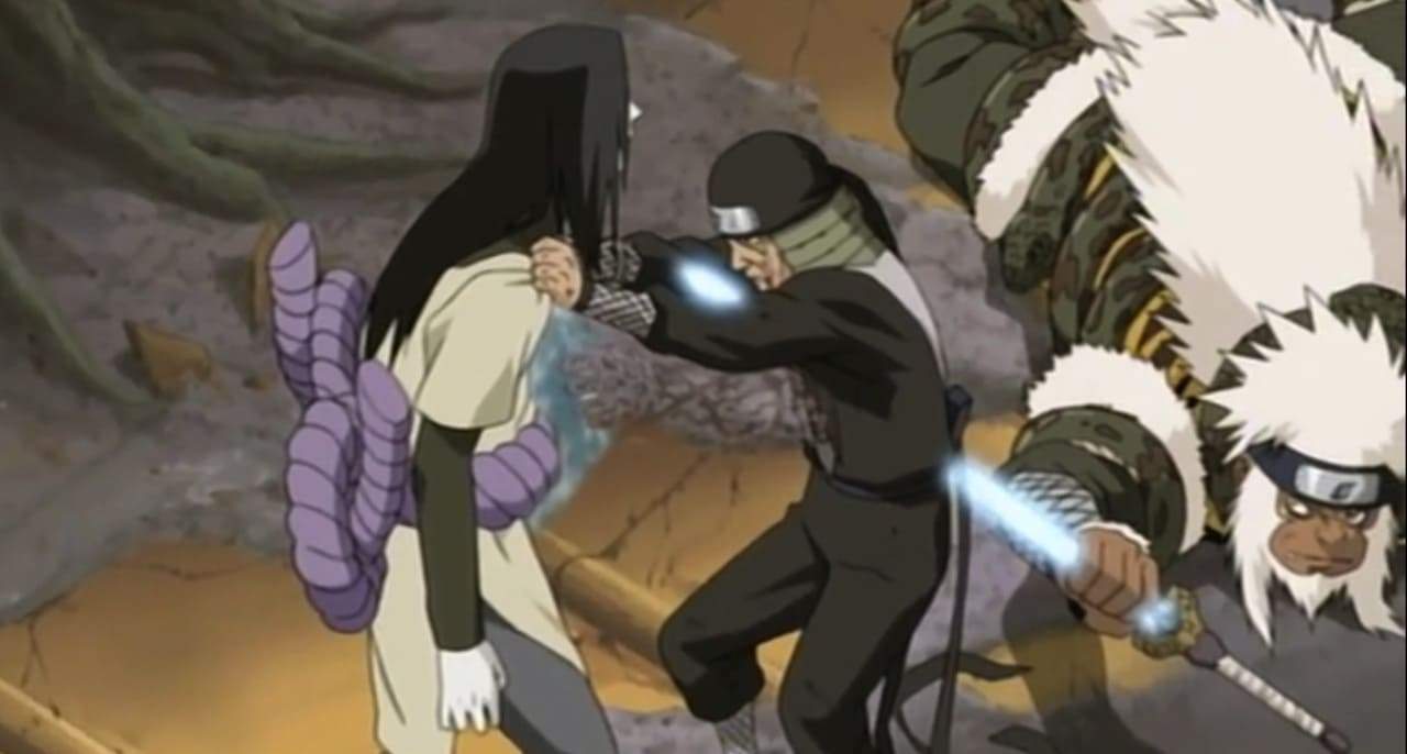 sarutobi vs orochimaru