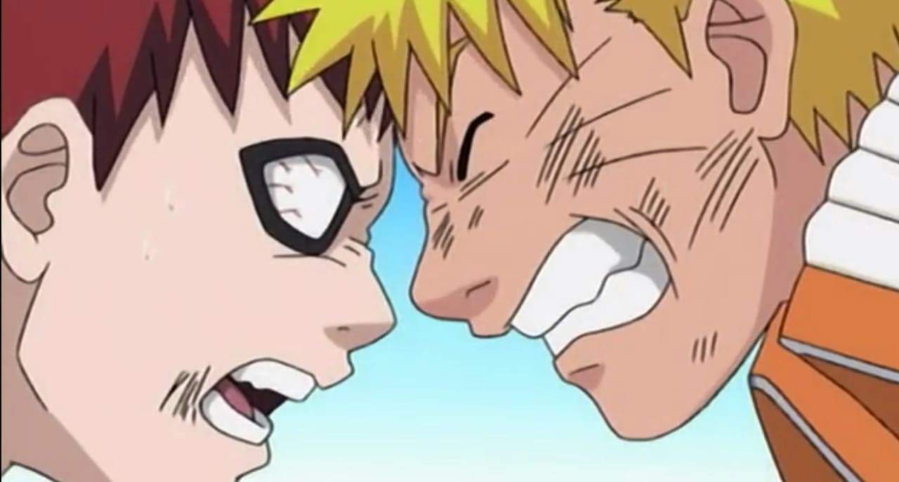 naruto vs gaara