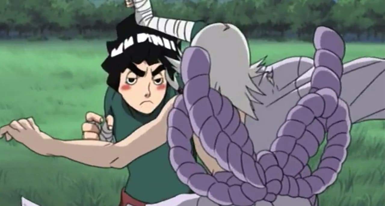 rock lee vs kimimaro