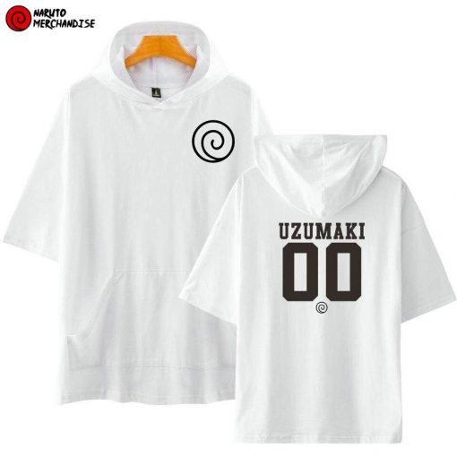 Naruto Short Sleeve Hoodie <br>Uzumaki clan