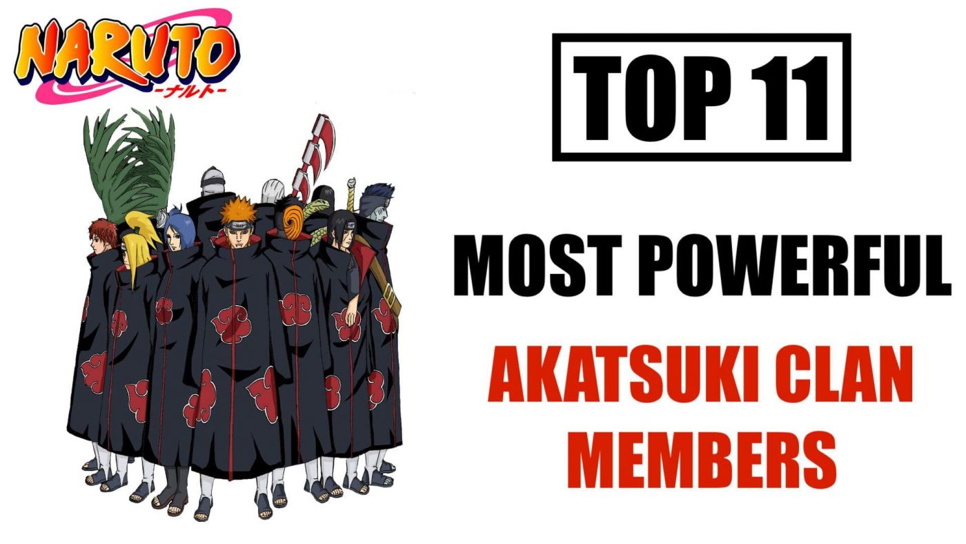 strongest akatsuki members