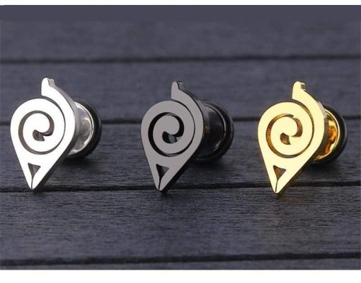 Naruto Plug Earrings <br>Hidden Leaf (Konoha)